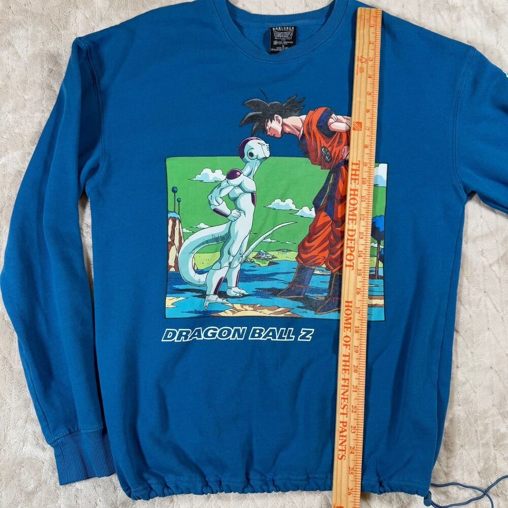 DragonBall Z Sweat Shirt Sz Medium DBZ Freeza Goku BoxLunch Dragon Ball - Picture 6 of 8